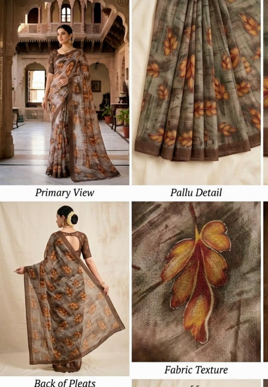 Cotton Linen Sarees
