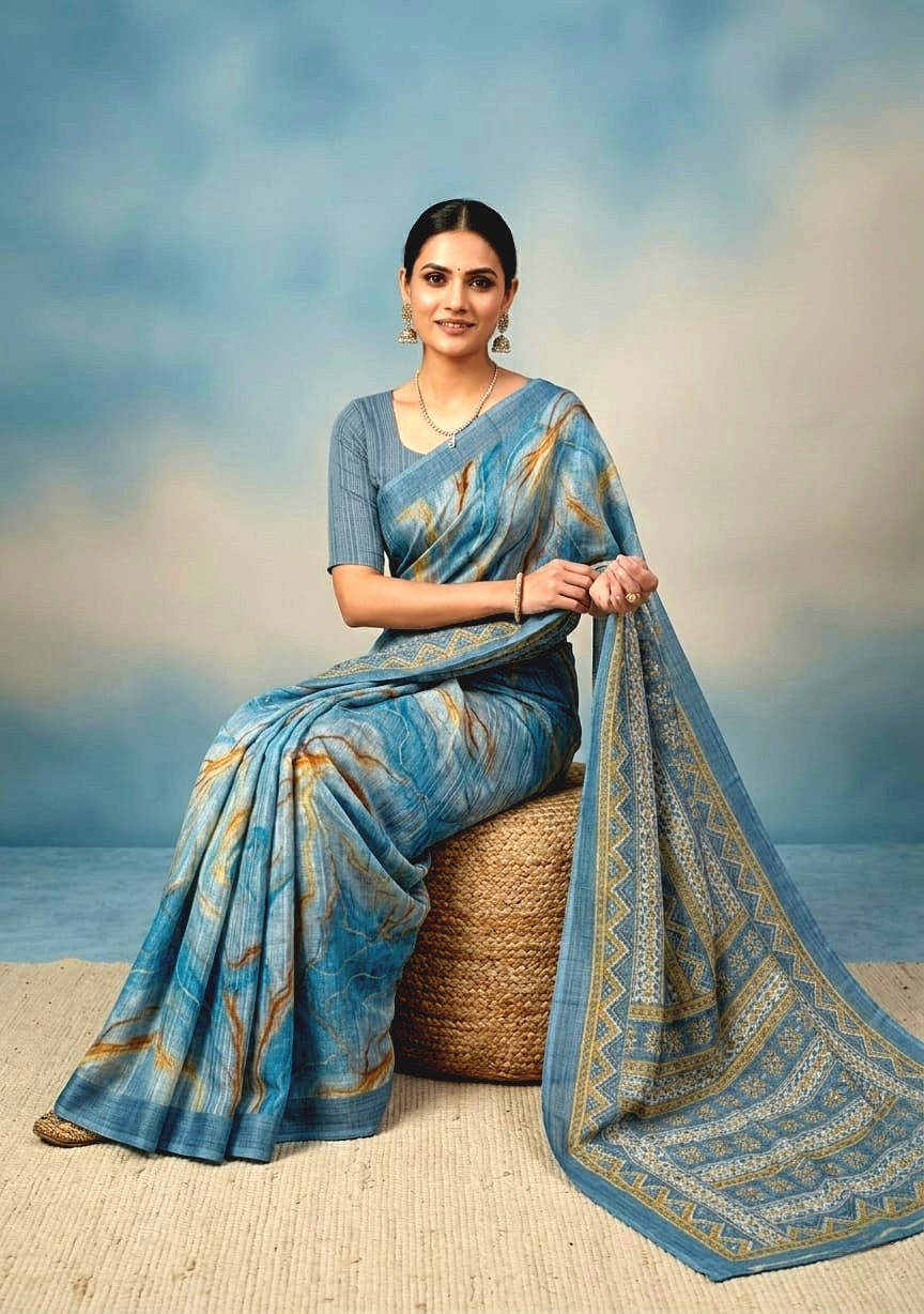Cotton Linen Sarees