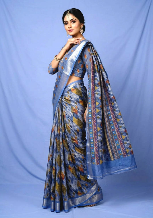 Cotton Linen Sarees