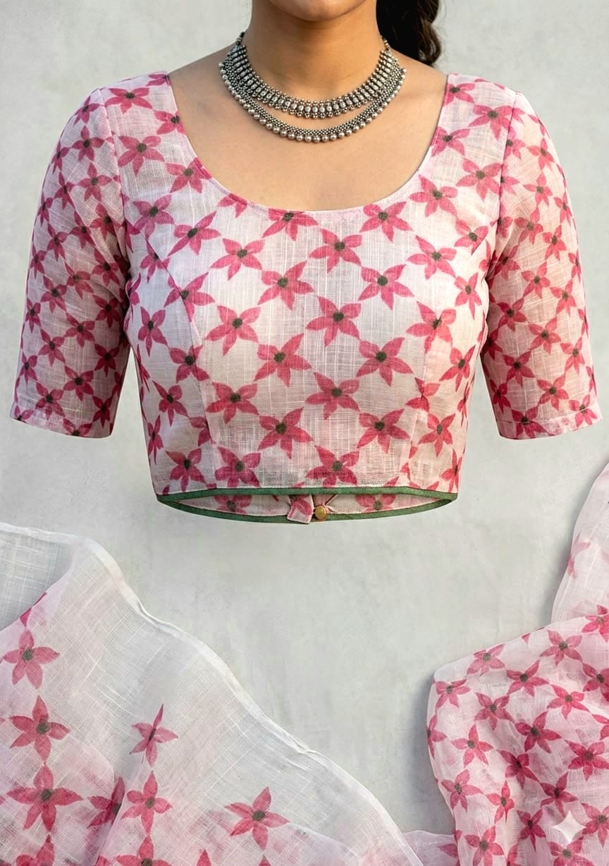 Cotton Linen Sarees