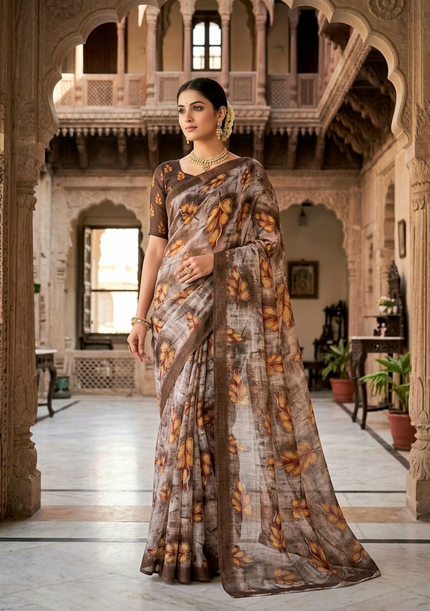 Cotton Linen Sarees
