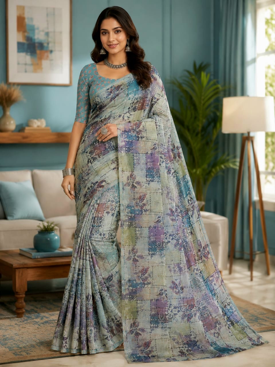 Cotton Linen Sarees