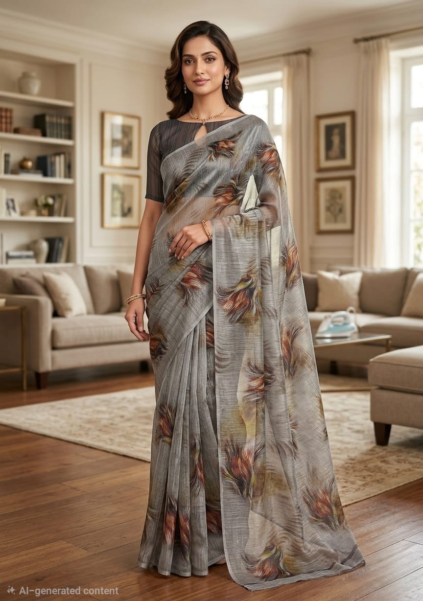 Cotton Linen Sarees