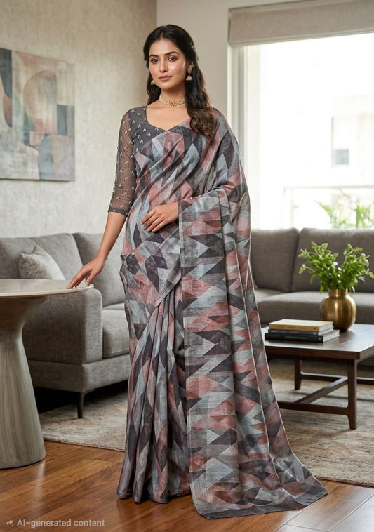 Cotton Linen Sarees