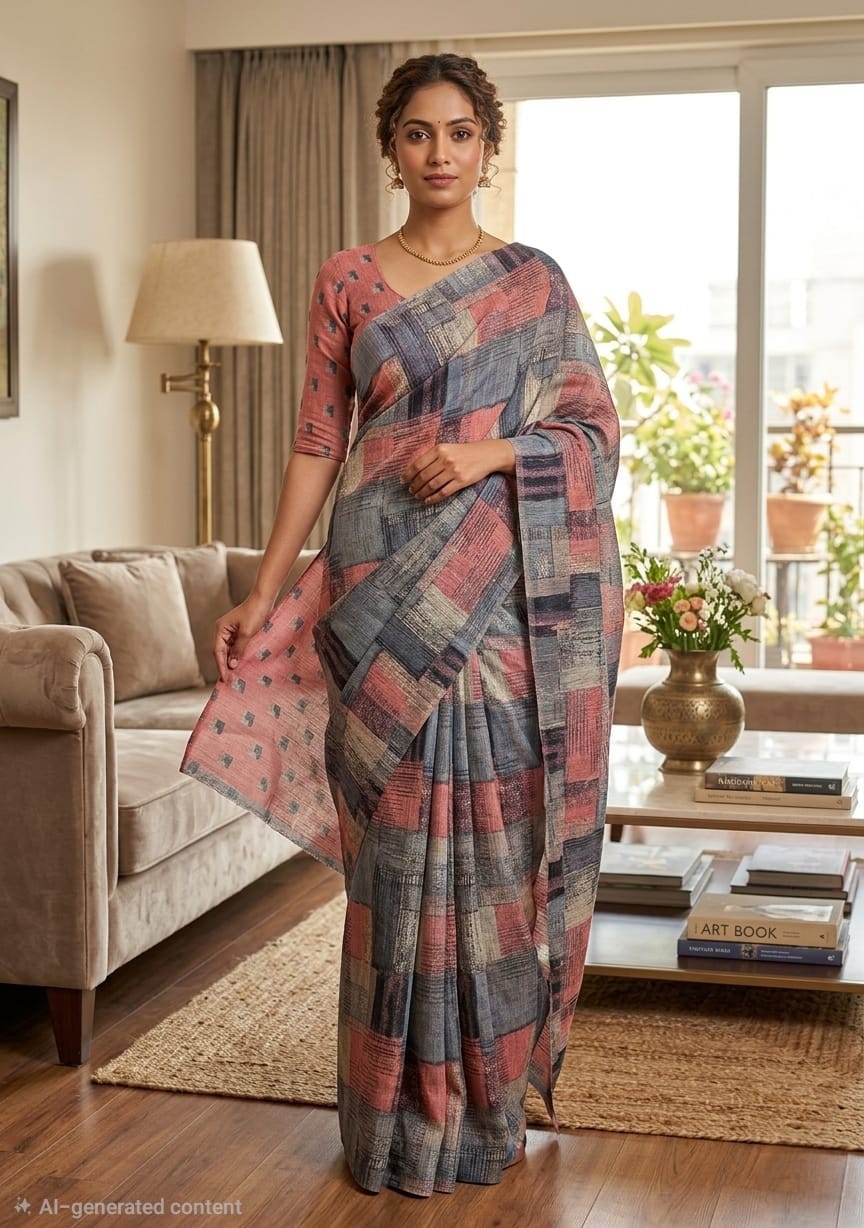 Cotton Linen Sarees