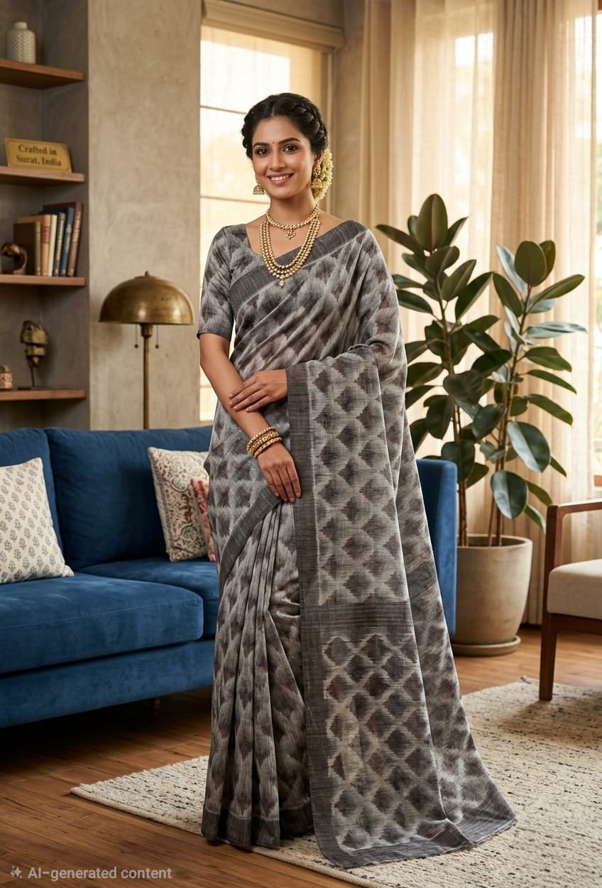 Cotton Linen Sarees
