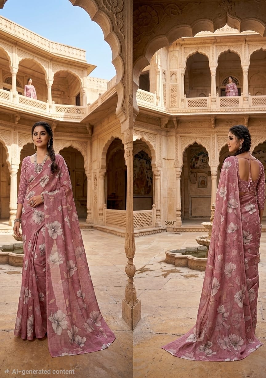 Cotton Linen Sarees