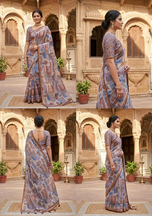Cotton Linen Sarees
