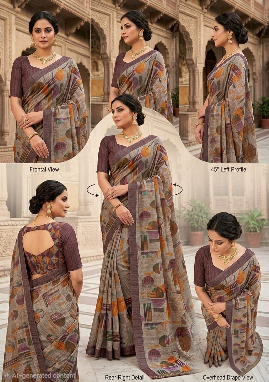 Cotton Linen Sarees