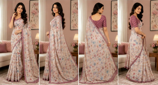 Cotton Linen Sarees